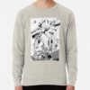 ssrcolightweight sweatshirtmensoatmeal heatherfrontsquare productx1000 bgf8f8f8 11 - Doraemon Merch