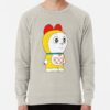 ssrcolightweight sweatshirtmensoatmeal heatherfrontsquare productx1000 bgf8f8f8 9 - Doraemon Merch