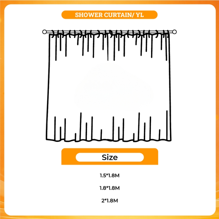 3D shower curtain - Doraemon Merch