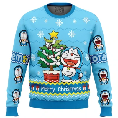 Doraemon Sweater front - Doraemon Merch